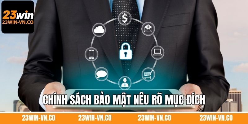 Chính sách bảo mật nêu rõ mục đích dùng dữ liệu người chơi