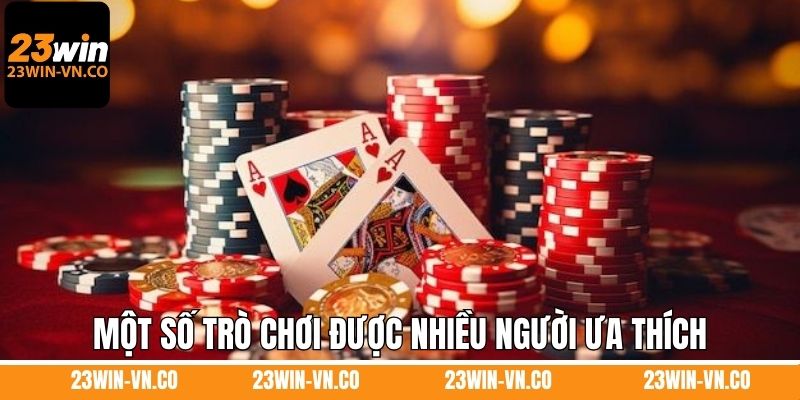 Một số trò chơi được nhiều người ưa thích tại sảnh FTG 