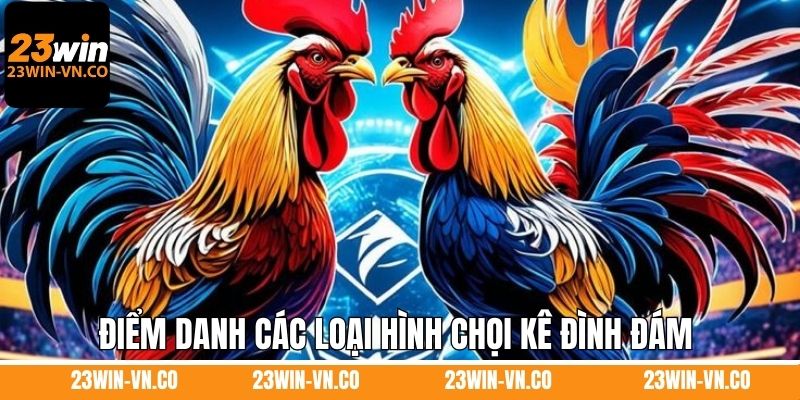Điểm danh các loại hình chọi kê đình đám tại SV388 đá gà